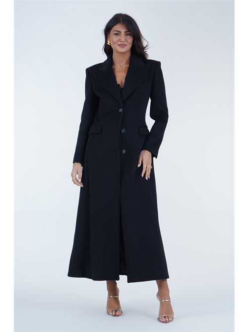 Cappotto nero Spelli in misto lana Alma Sanchez | SPELLI-PNERO